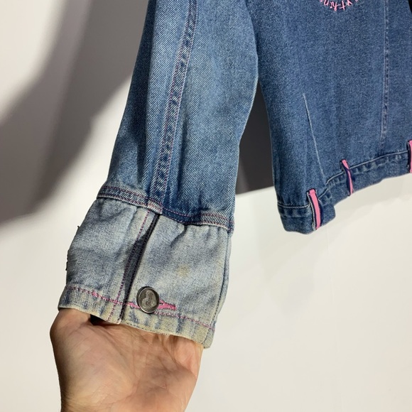 Barbie Jacket, Vintage Denim, “Girls Can Do Anything” Embroidery, Size 12 - Picture 14 of 16